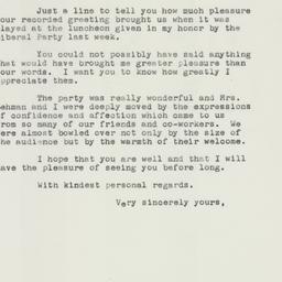 Letter: 1958 April 8