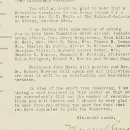 Letter: 1931 October 15