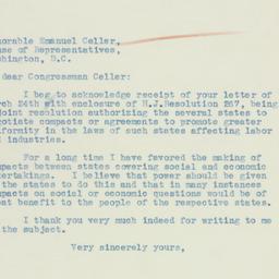 Letter: 1934 April 2