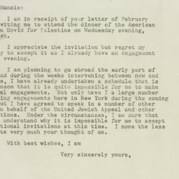 Letter: 1948 February 17