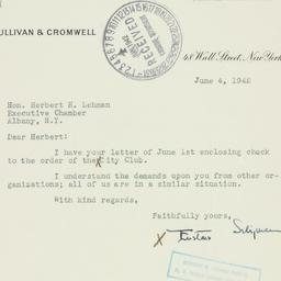 Letter: 1942 June 4