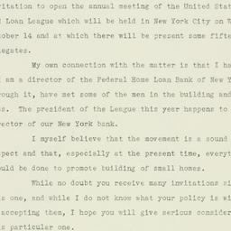 Letter: 1936 September 18