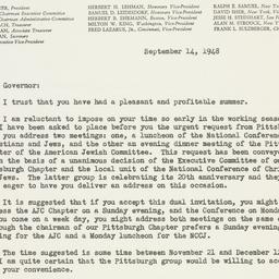 Letter: 1948 September 14