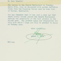 Letter: 1952 March 22
