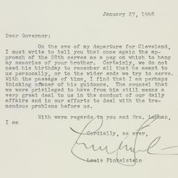 Letter: 1948 January 27