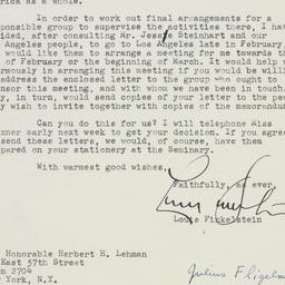 Letter: 1948 February 1