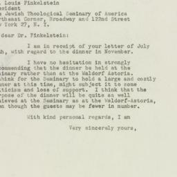 Letter: 1948 July 18