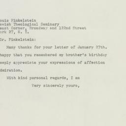 Letter: 1948 January 28