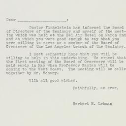 Letter: 1948 March 22