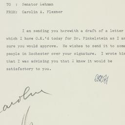 Memorandum: 1950 February 28