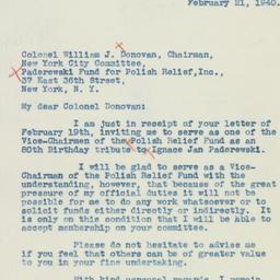 Letter: 1940 February 21