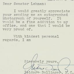 Letter: 1950 March 2