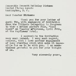 Letter: 1956 April 9
