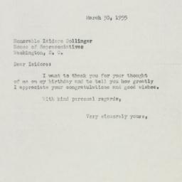 Letter: 1955 March 30
