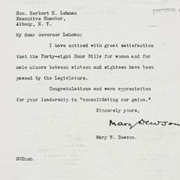 Letter: 1935 March 11