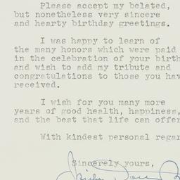 Letter: 1953 March 31