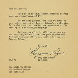 Letter: 1950 October 9