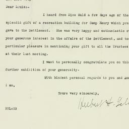 Letter: 1925 October 13