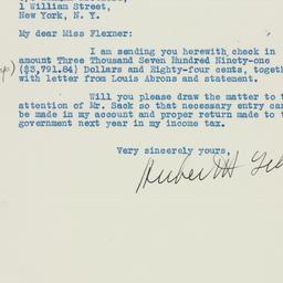 Letter: 1936 June 1