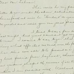 Letter: 1926 May 6