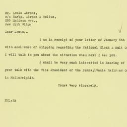 Letter: 1926 January 8