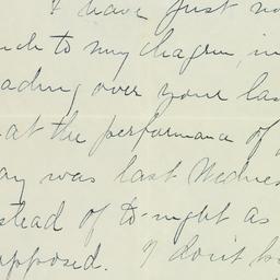 Letter: 1908 March 4