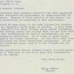 Letter: 1950 May 17