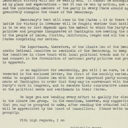 Letter: 1932 March 12