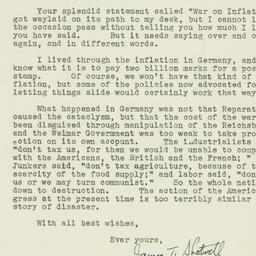 Letter: 1951 July 10
