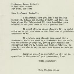 Letter: 1938 October 26