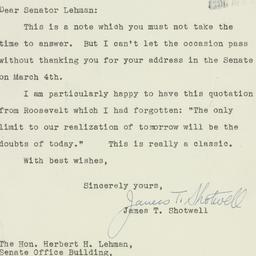 Letter: 1952 April 22