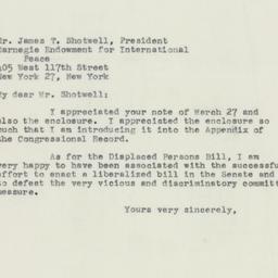 Letter: 1950 April 14