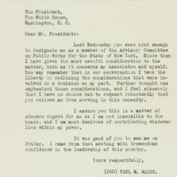 Letter: 1933 August 1