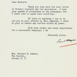 Letter: 1938 October 14
