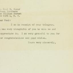 Letter: 1949 September 9