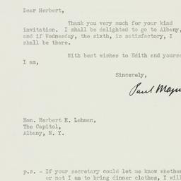 Letter: 1939 November 29