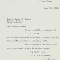 Letter: 1938 June 30