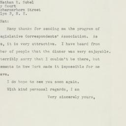 Letter: 1948 March 19