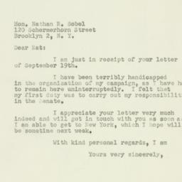 Letter: 1950 September 23