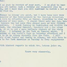 Letter: 1940 May 16