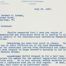 Letter: 1937 July 23