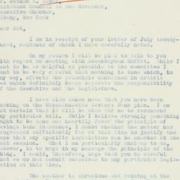 Letter: 1937 July 27