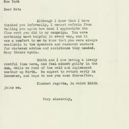 Letter: 1949 November 29