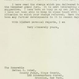 Letter: 1943 December 15