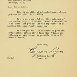 Letter: 1950 October 27