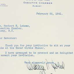 Letter: 1941 February 28