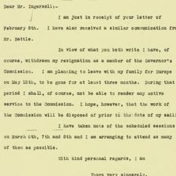 Letter: 1926 February 15