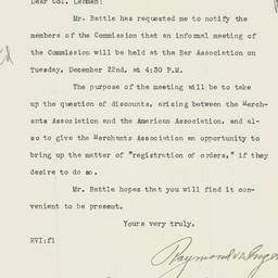 Letter: 1925 December 16
