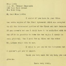 Letter: 1925 August 13