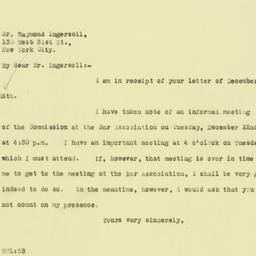 Letter: 1925 December 18